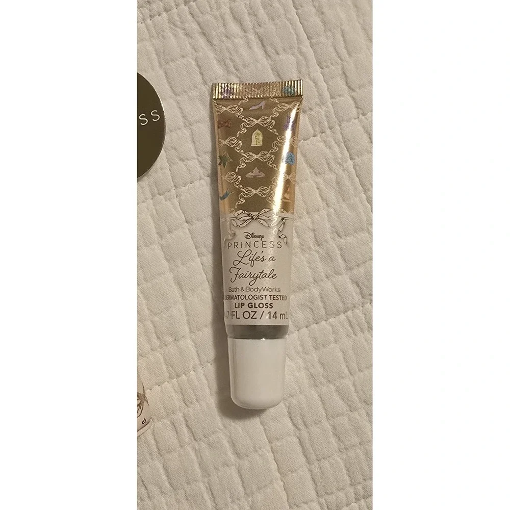 Bath & Body Works Disney Princess Lip Gloss Holder With Princess Lip Gloss